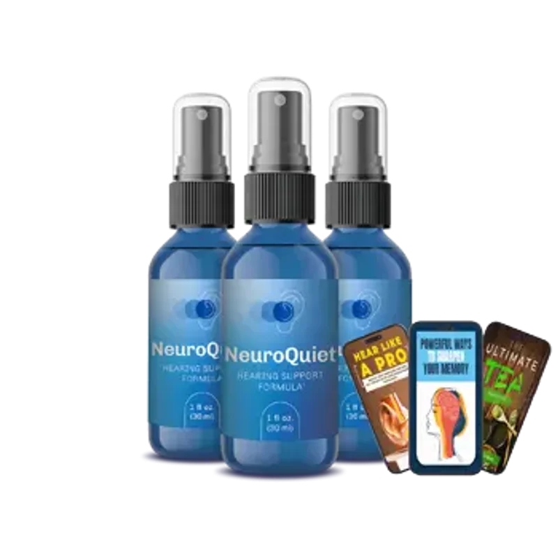 NeuroQuiet Natural Sleep Formula — 3 Bottle / 90 Day Pack