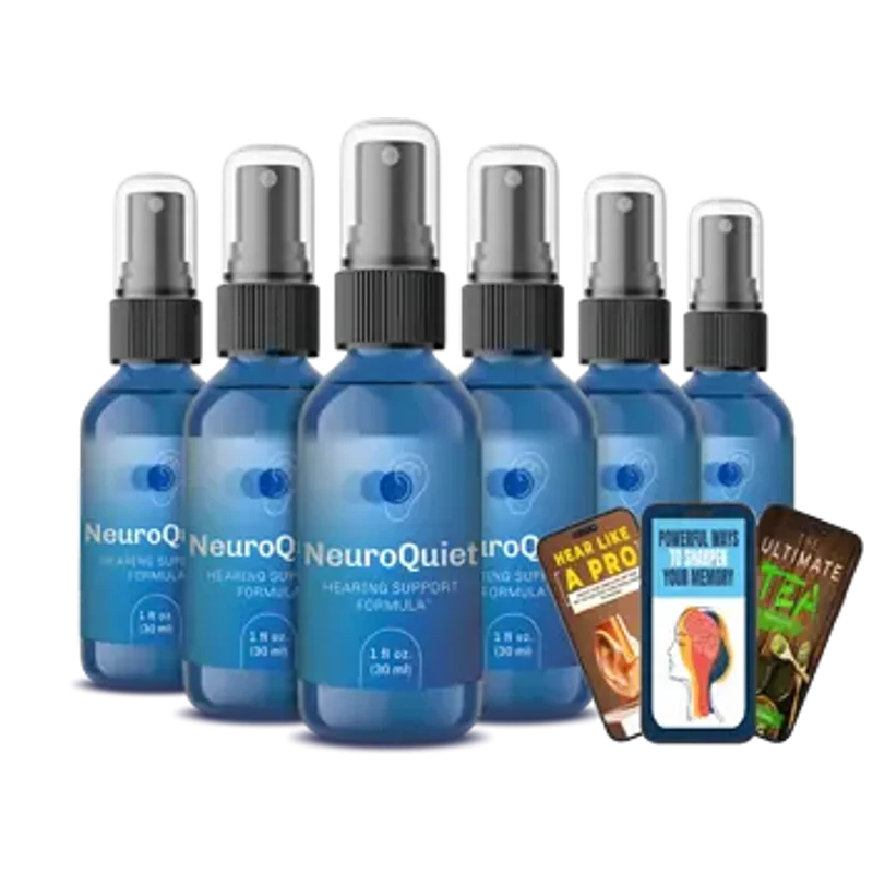 NeuroQuiet Natural Sleep Formula — 6 Bottle / 180 Day Pack